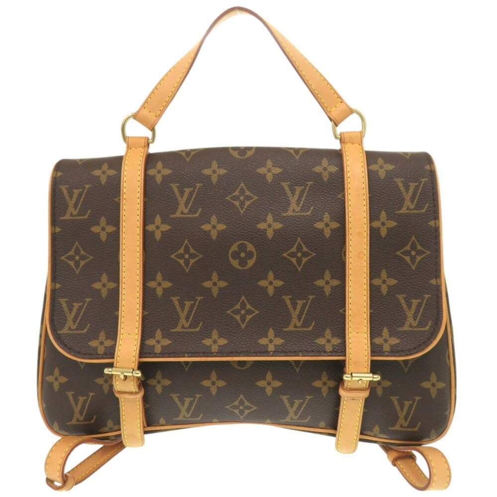 Louis Vuitton Marel Sac Ad Monogram M51158 Brown Backpack Daypack LV 1440LOUI...